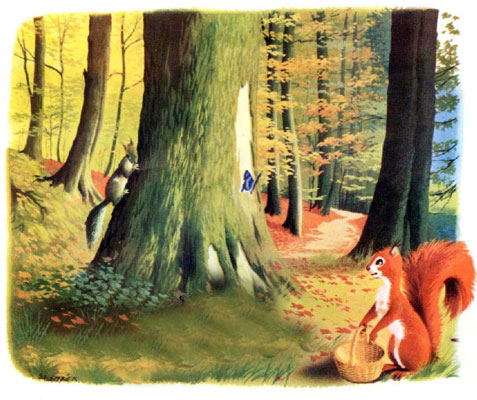 قصه کودکانه «سنجاب بازیگوش»-داستانهای مصور رنگی برای کودکان-ارشیو قصه و داستان ایپابفا